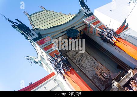 Le théâtre chinois de Grauman sur le Hollywood Walk of Fame Banque D'Images