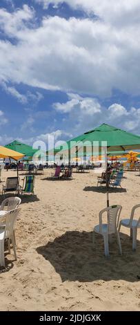 Plage, Orla do Atalaia, Aracaju, Sergipe, Brésil Banque D'Images