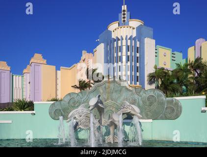 Bâtiment art déco, Durban, Afrique du Sud Banque D'Images