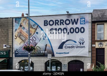 Les bureaux de Ballyfermot/Inchicore Credit Union sur Grattan Crescent, Inchicore, Dublin, Irlande. Offre de prêts jusqu'à 100 000 €. Banque D'Images