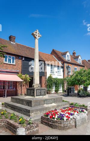 War Memorial, High Street, Watlington, Oxfordshire, Angleterre, Royaume-Uni Banque D'Images