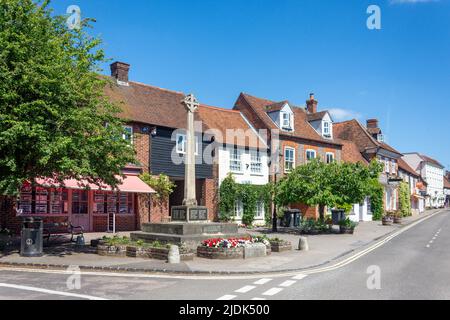 War Memorial, High Street, Watlington, Oxfordshire, Angleterre, Royaume-Uni Banque D'Images