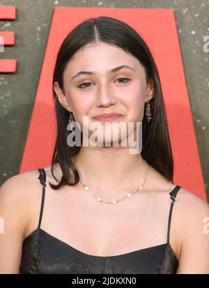 Hollywood, Californie, États-Unis 21st juin 2022 l'actrice Rebecca Clarke assiste à la première Universal Pictures 'The Black Phone' au TCL Chinese Theatre on 21 juin 2022 à Hollywood, Californie, États-Unis. Photo de Barry King/Alay Live News Banque D'Images