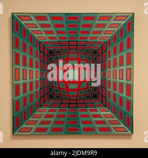 Op Art par Victor Vasarely Banque D'Images