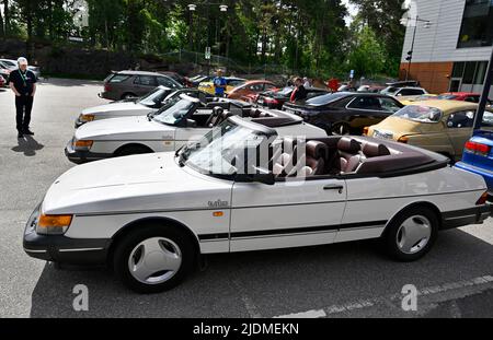 SAAB célèbre son anniversaire de 75th avec un festival Saab au Saab car Museum à Trollhättan photo: Tommy Holl / TT / code 2391 Banque D'Images