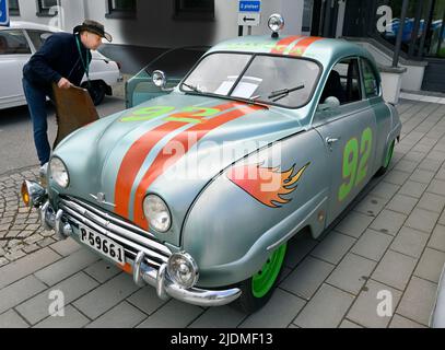 SAAB célèbre son anniversaire de 75th avec un festival Saab au Saab car Museum à Trollhättan photo: Tommy Holl / TT / code 2391 Banque D'Images
