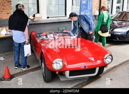 SAAB célèbre son anniversaire de 75th avec un festival Saab au Saab car Museum à TrollhättanPhoto: Tommy Holl / TT / code 2391 Banque D'Images