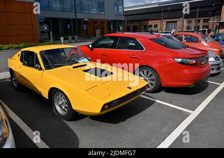 SAAB célèbre son anniversaire de 75th avec un festival Saab au Saab car Museum à Trollhättan photo: Tommy Holl / TT / code 2391 Banque D'Images