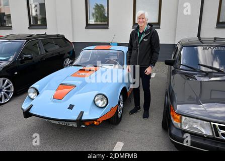 SAAB célèbre son anniversaire de 75th avec un festival Saab au Saab car Museum à Trollhättan photo: Tommy Holl / TT / code 2391 Banque D'Images