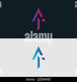Lettre alphabet icône logo ai Illustration de Vecteur