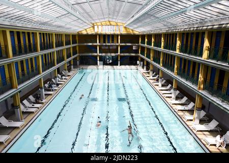 Piscine Molitor - Paris - France Banque D'Images