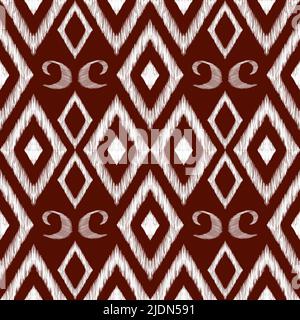 Motif géométrique ethnique pour l'arrière-plan ou le papier peint. Géométrique ethnique oriental ikat sans couture motif traditionnel Design pour arrière-plan, moquette, Banque D'Images