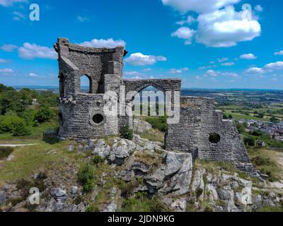 Mow COP Aerial Drone Stoke sur le site touristique de Trent Banque D'Images