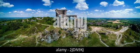 Mow COP Aerial Drone Stoke sur le site touristique de Trent Banque D'Images