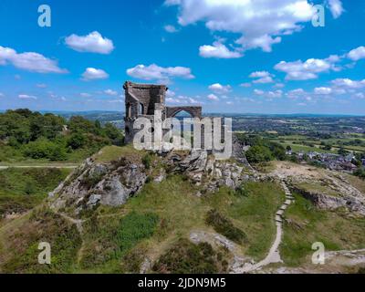 Mow COP Aerial Drone Stoke sur le site touristique de Trent Banque D'Images