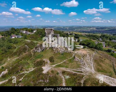 Mow COP Aerial Drone Stoke sur le site touristique de Trent Banque D'Images