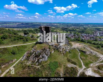 Mow COP Aerial Drone Stoke sur le site touristique de Trent Banque D'Images