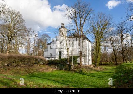 Krefeld - vue sur la Maison Neuenhofenfrom à part, Rhénanie-du-Nord Westphalie, Allemagne, 19.02.2022 Banque D'Images