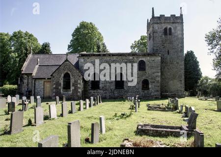 SS James et Bartholomew église Waterfall Staffordshire Banque D'Images