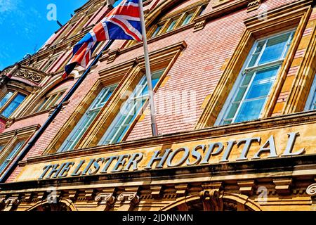 L'hôpital Lister, Chelsea Bridge Road, Londres, Angleterre Banque D'Images