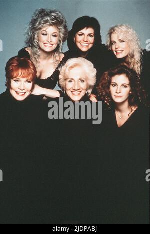 PARTON,CHAMP,HANNAH,AVANT,MACLAINE DUKAKIS,ACIER,ROBERTS, magnolias, 1989 Banque D'Images