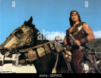 ARNOLD SCHWARZENEGGER, RED SONJA, 1985 Banque D'Images