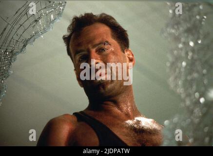 BRUCE WILLIS, Die Hard, 1988 Banque D'Images