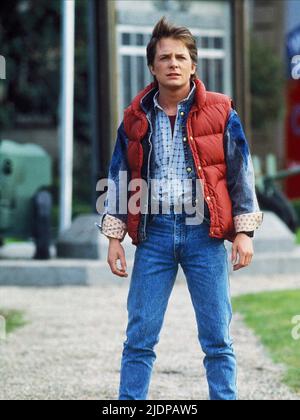 MICHAEL J. FOX, RETOUR VERS LE FUTUR, 1985 Banque D'Images