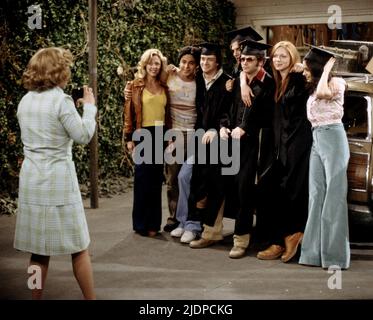 RUPP,KELLY,VALDERRAMA,GRACE,KUTCHER,MASTERSON,PREPON,KUNIS, que '70s Show, 1998 Banque D'Images