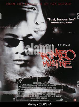 LI,AFFICHE, ROMEO DOIT MOURIR, 2000 Banque D'Images