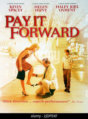 SPACEY,CHASSE,AFFICHE, PAY IT FORWARD, 2000 Banque D'Images