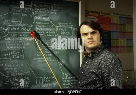 JACK BLACK, SCHOOL OF ROCK, 2003 Banque D'Images