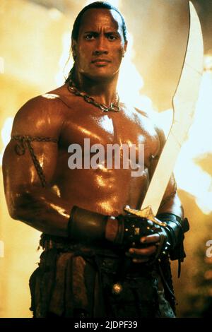 DWAYNE JOHNSON, LE ROI SCORPION, 2002 Banque D'Images