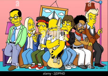 COSTELLO,PETIT,RICHARDS,SIMPSON,JAGGER,KRAVITZ,SETZER, THE SIMPSONS : SAISON 14, 2002 Banque D'Images