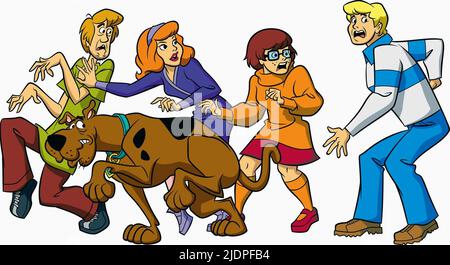 SHAGGY,SCOOBY-DOO,DAPHNE,VELMA,FRED, WHAT'S NEW SCOOBY-DOO?, 2002 Banque D'Images