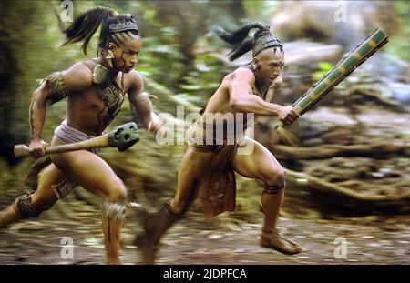 Guerriers HOLCANE, Apocalypto, 2006 Banque D'Images