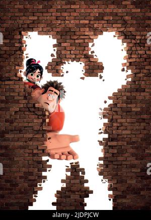 SCHWEETZ, RALPH, WRECK-IT RALPH, 2012, Banque D'Images