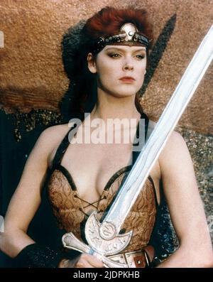 BRIGITTE NIELSEN, RED SONJA, 1985 Banque D'Images