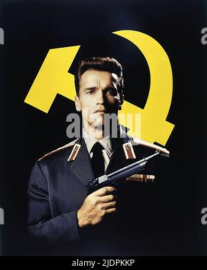 ARNOLD SCHWARZENEGGER, RED HEAT, 1988 Banque D'Images