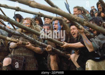 BRAVEHEART, de Mel Gibson, 1995 Banque D'Images