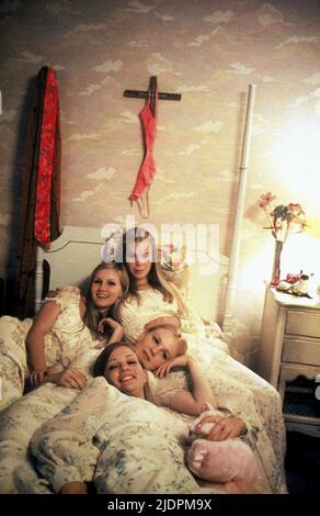 COOK, SWAIN, DUNST,HAYMAN, le Virgin Suicides, 1999 Banque D'Images