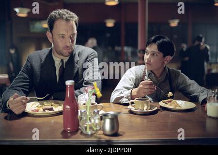 HANKS, HOECHLIN, ROAD TO PERDITION, 2002, Banque D'Images