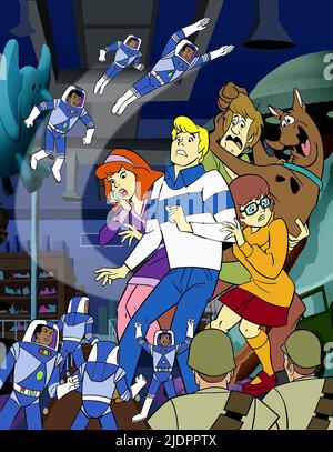 DAPHNE,FRED,VELMA,SHAGGY,SCOOBY, QUOI DE NEUF SCOOBY-DOO?, 2002, Banque D'Images