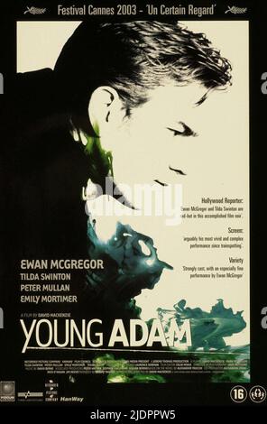 EWAN MCGREGOR AFFICHE DE FILM, JEUNE ADAM, 2003, Banque D'Images