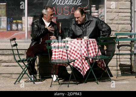 SIRICO,GANDOLFINI, LES SOPRANOS : SAISON 6, 2006, Banque D'Images