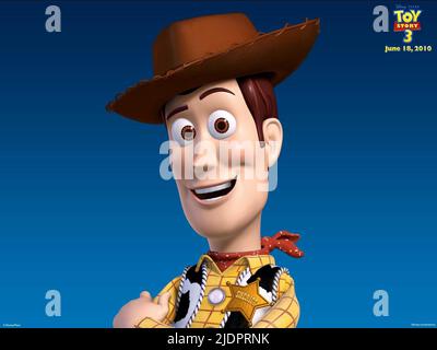 WOODY, TOY STORY 3, 2010, Banque D'Images