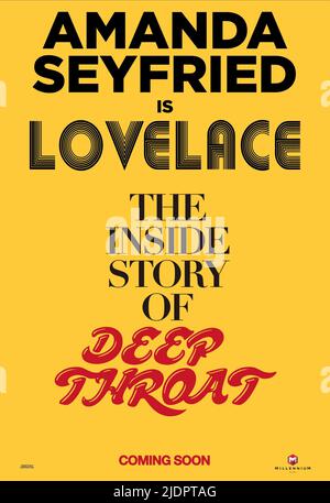 POSTER DE FILM, LOVELACE, 2013, Banque D'Images