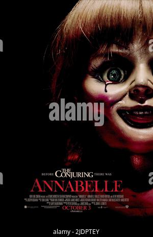 POSTER POUPÉE, ANNABELLE, 2014, Banque D'Images