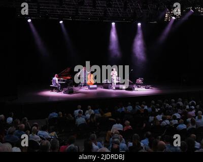 Vérone, Italie. 22nd juin 2022. Paolo Fresu pendant PAOLO FRESU - FERLINGHETTI, concert de musique de chanteur italien à Vérone, Italie, 22 juin 2022 crédit: Agence de photo indépendante/Alamy Live News Banque D'Images