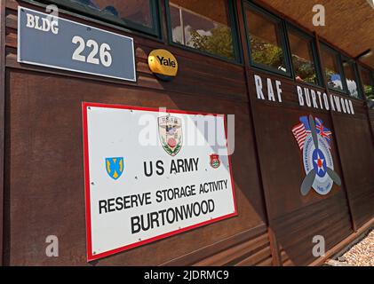 Centre du patrimoine de la RAF Burtonwood, Gulliver's World, Shackleton Cl, Old Hall, Warrington, Cheshire, Angleterre, Royaume-Uni, WA5 9YZ Banque D'Images